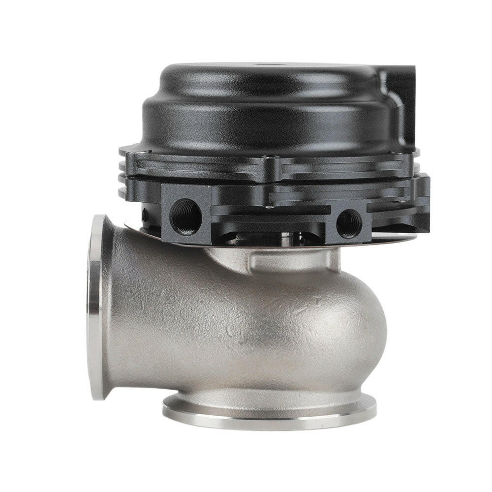 44mm Black Aluminum External Cooled Turbo Wastegate With V-Band Flanges Set.