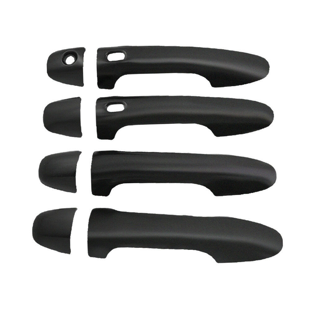 4x Door Handle Covers Matte Black Suitable For Toyota Hilux N80 2015-2021.