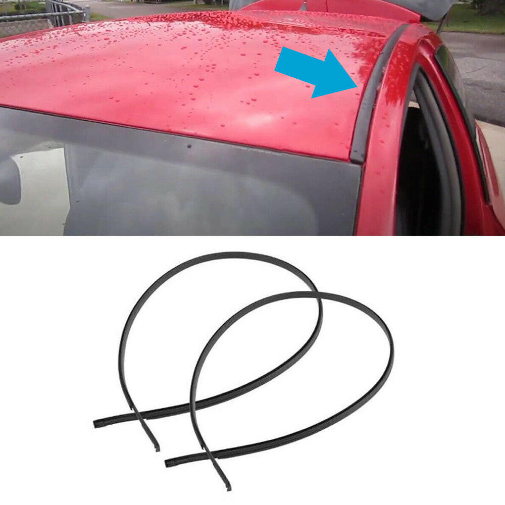 Left and Right Side Roof Drip Moulding Trim Suitable For Toyota Yaris Hatchback 2006–2016.