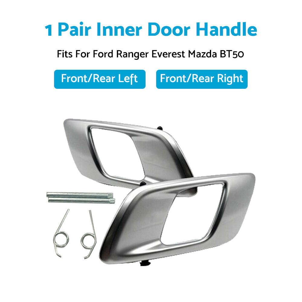 1Pair Front/Rear Inner Door Handle Left & Right Suitable For Ford Ranger Everest Mazda BT50