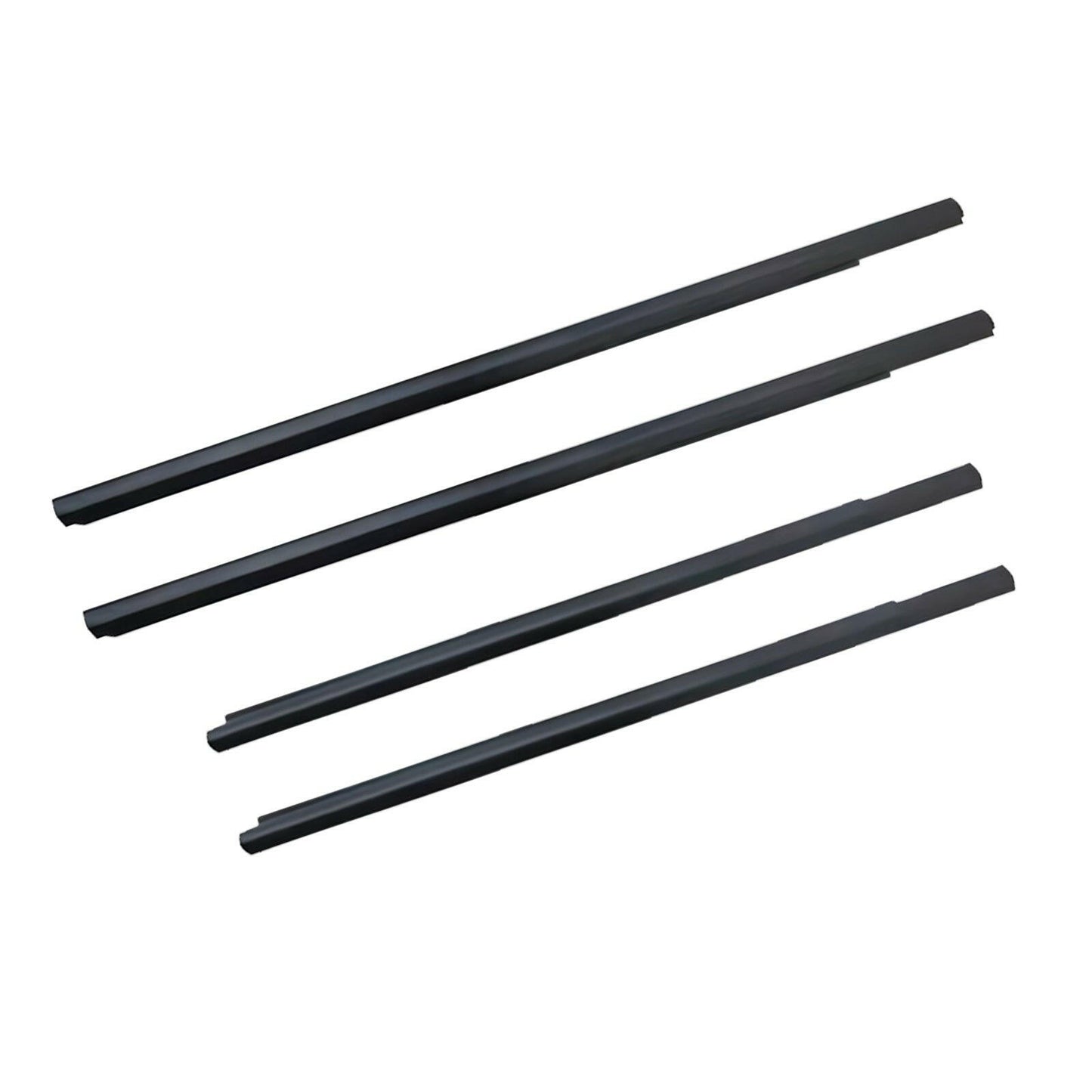 4x Outer Door Window Rubber Seals Suitable For Ford Ranger PX XLT 2012-2021.