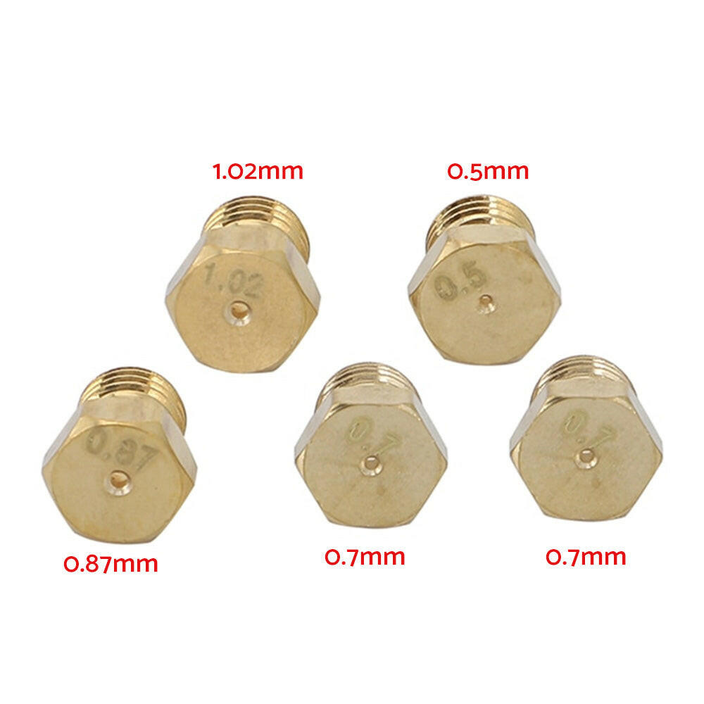LPG Gas Jet Set Burner Gas Hob LPG Conversion Kit Jets Nozzles Propane Injectors.