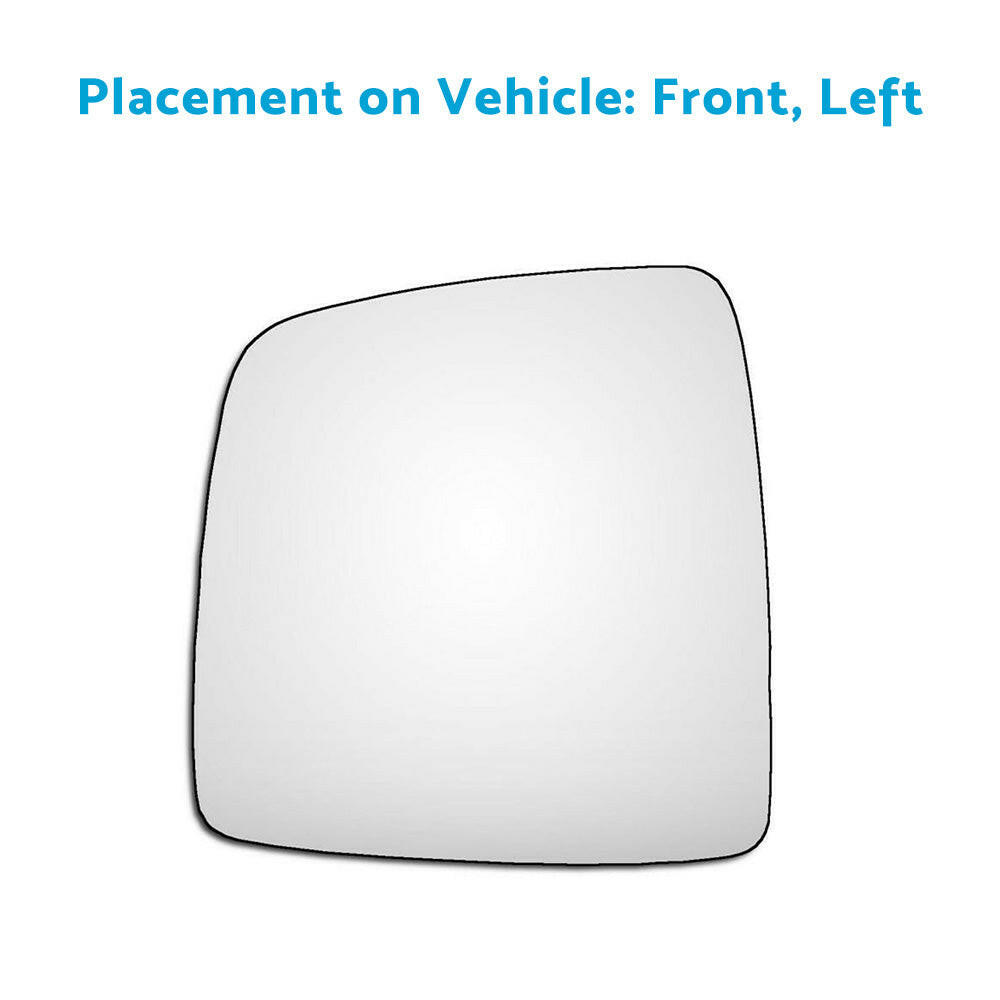 Front Left Passenger Side Mirror Glass Suitable For Hyundai iMax iLoad TQ 2008-Onward