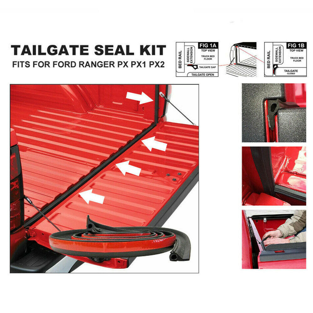 Universal Tailgate Seal With 3M Tape Suitable For NP300 Hilux SR5 Ranger PX BT50 D-Max.