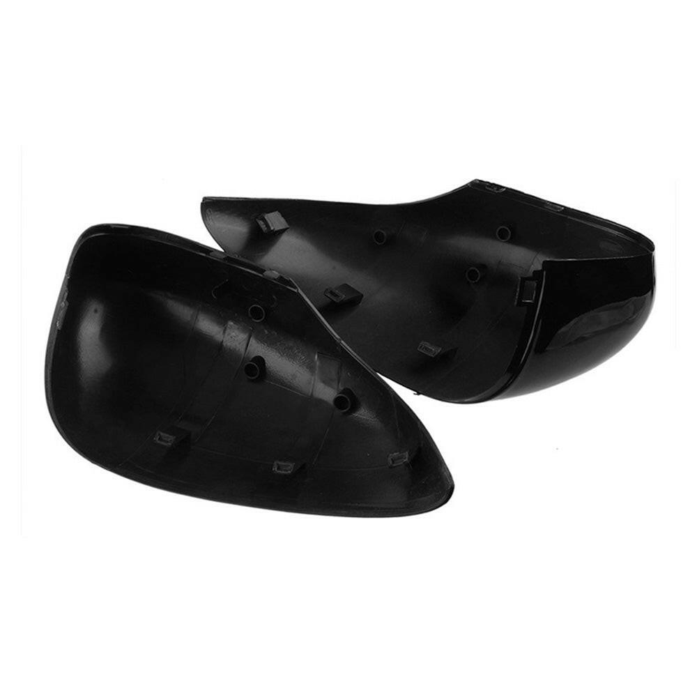 Left and Right Wing Mirror Cover Gloss Black Suitable For Ford Fiesta MK7 2008-2017.