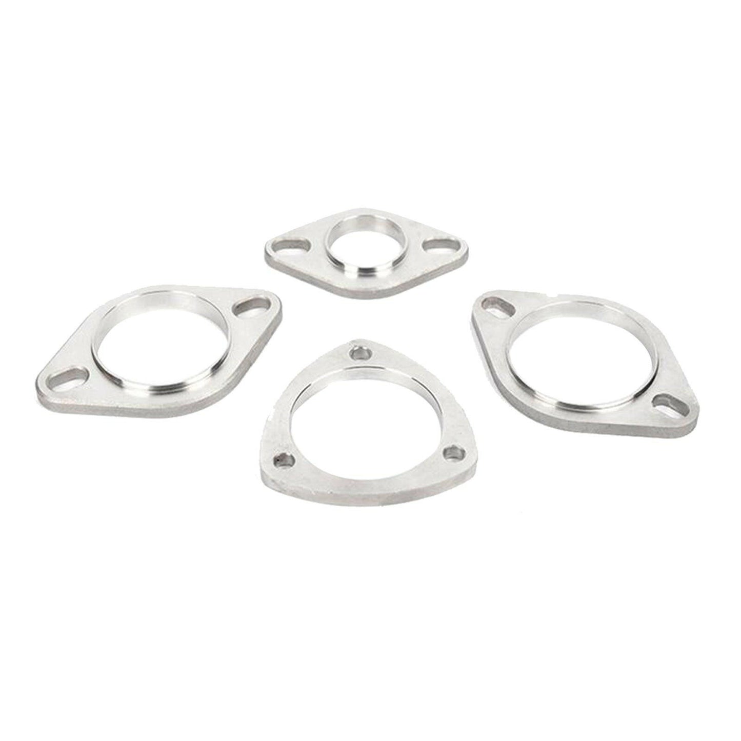 Exhaust Flange Plate Set 304 Stainless Steel 2.5in 63mm 3 Bolt Suitable For Universal Applications.