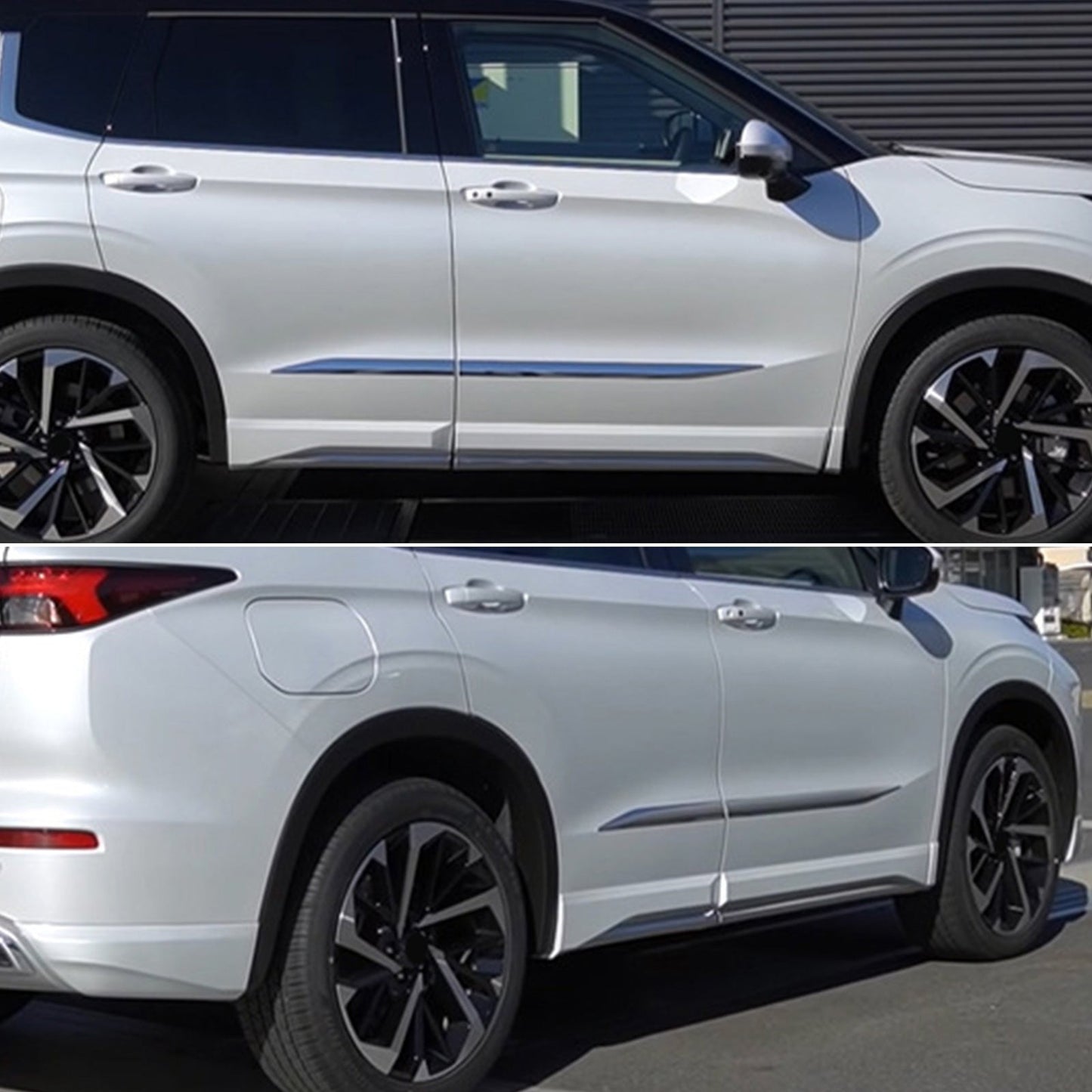 Side Door Body Molding Trim Cover Chrome Suitable For Mitsubishi Outlander 2024+