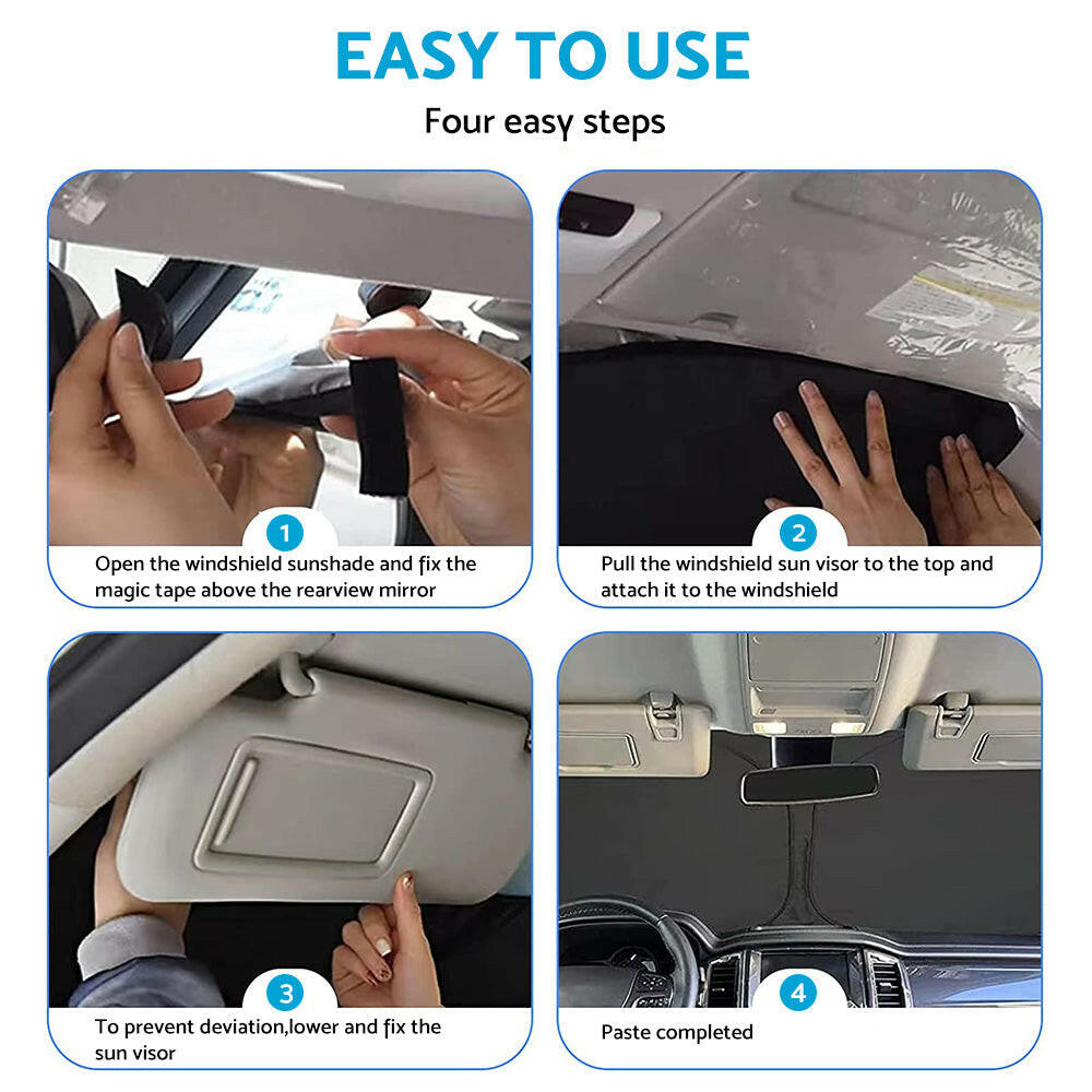 Wind Screen Sun Shade Suitable For Honda CR-V CRV 17-23 UV Block Visor Foldable.