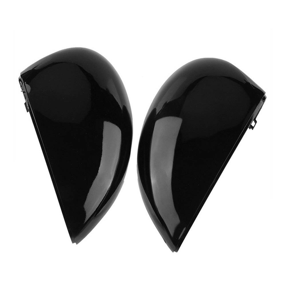 Left and Right Wing Mirror Cover Gloss Black Suitable For Ford Fiesta MK7 2008-2017.