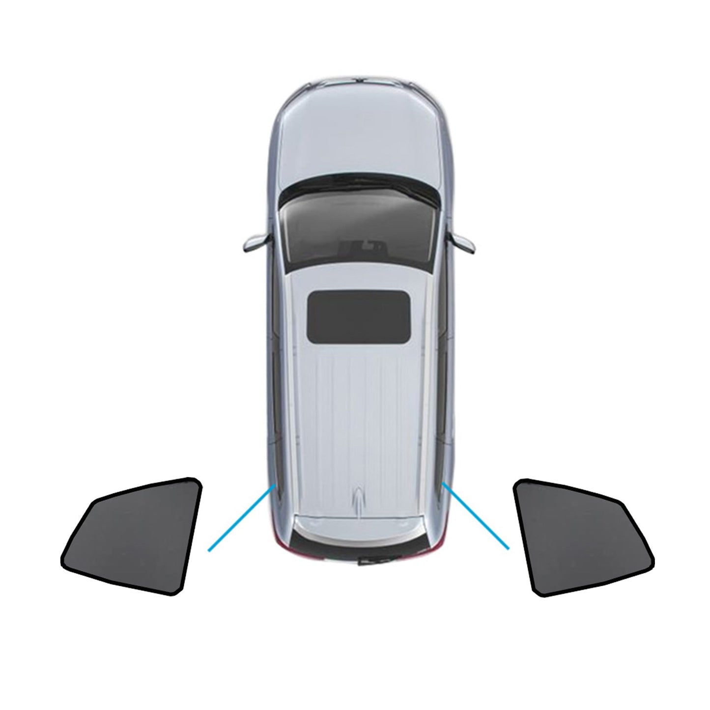 Car Window Sun Shade Magnetic Mesh Blind Suitable For BMW X3 F97 2017-On