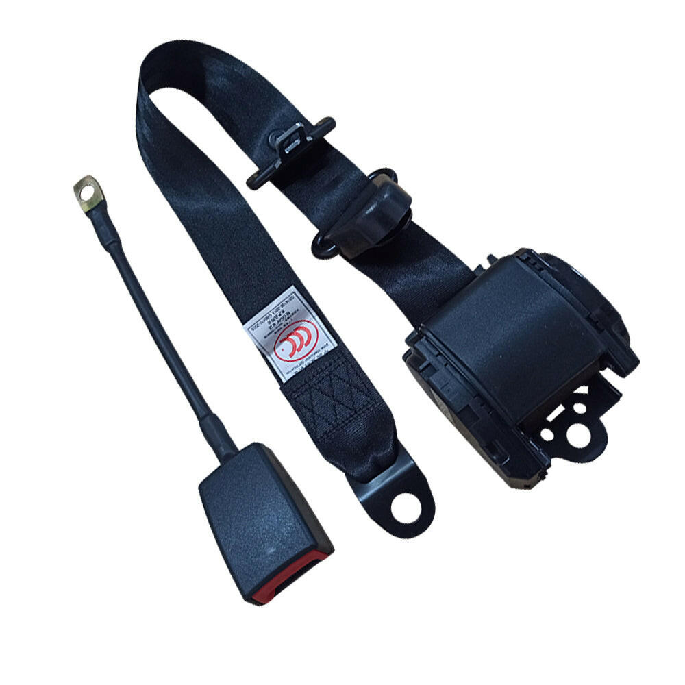 Universal 1 Set 3M 3 Point Retractable Safety Seat Belt Suitable For Truck Strap.