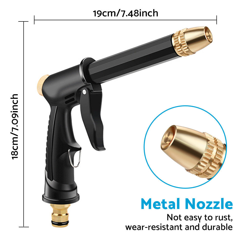 Stainless High Pressure Water Hose Spray Nozzle Washer Clean Home Window Garden.