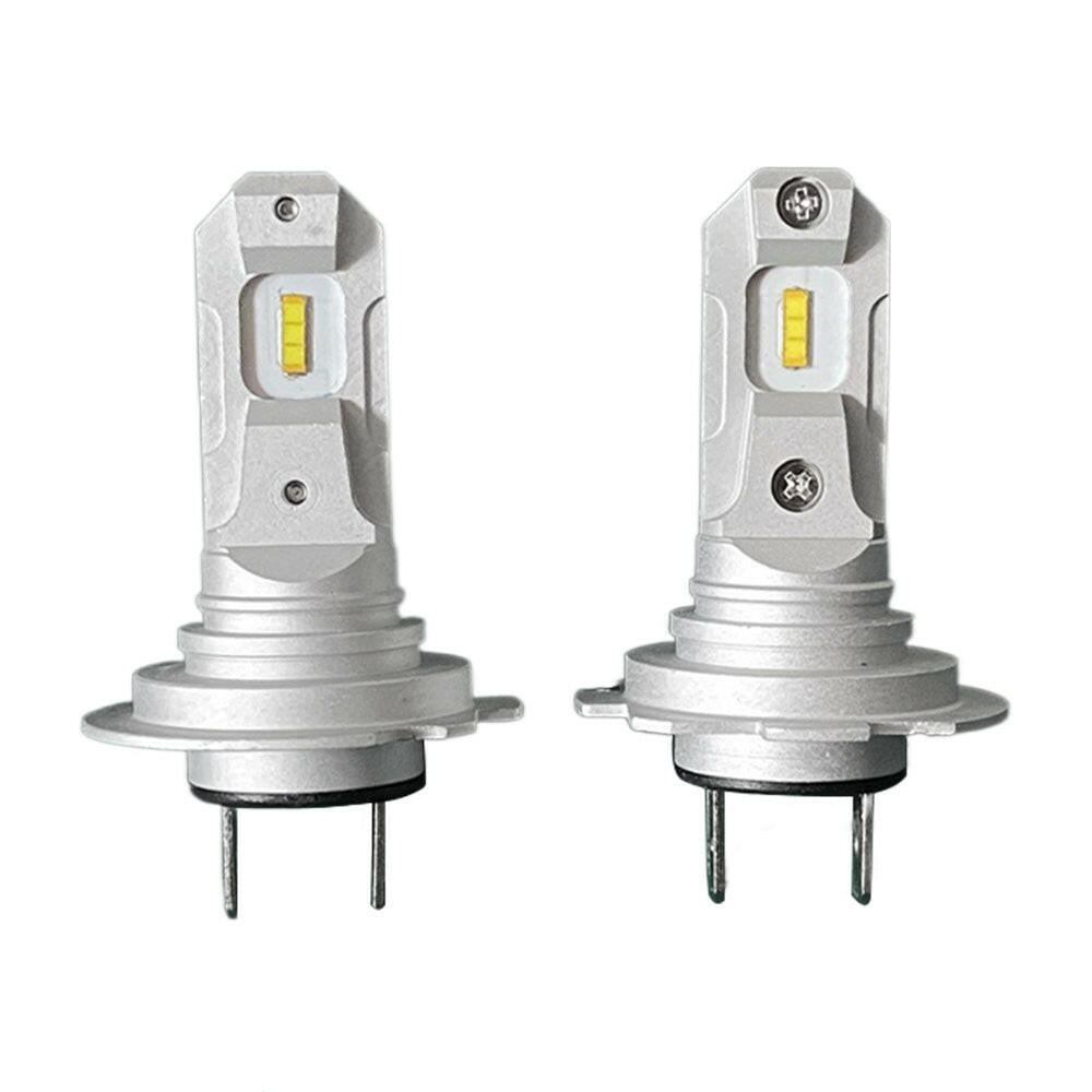 2PC H7 Super Bright LED Headlight Bulbs Conversion Kit High Low Beam 6500K White.