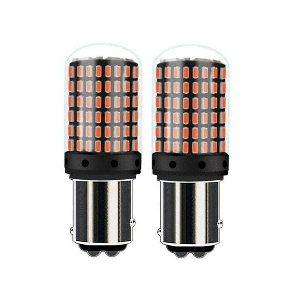 2x P21/5W BAY15D 1157 144 Red LED Canbus Stop Tail Brake Light Bulbs No Error.