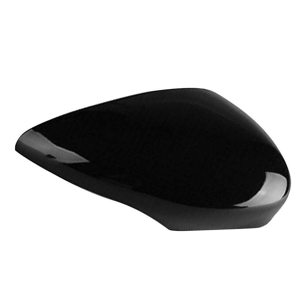 Left and Right Wing Mirror Cover Gloss Black Suitable For Ford Fiesta MK7 2008-2017.