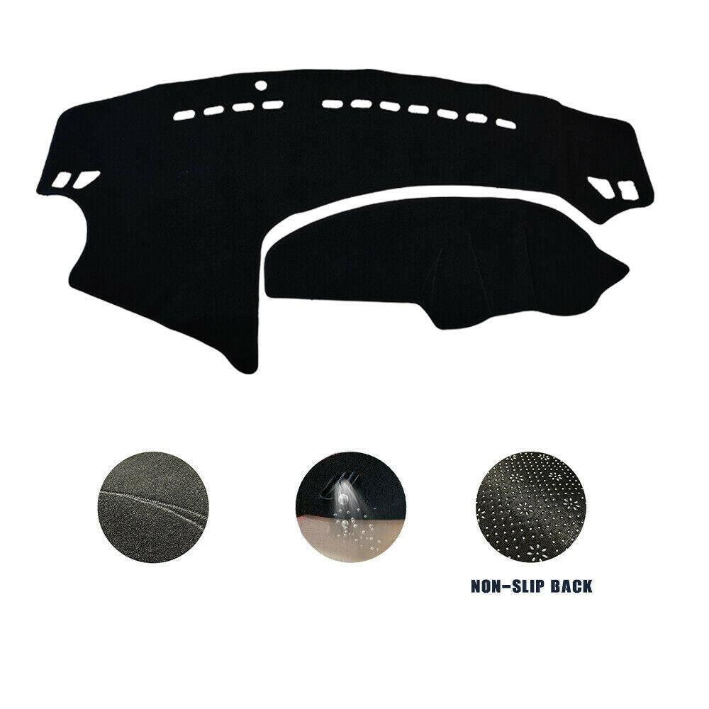 Dash Mat Non-Slip Dashboard Cover Suitable For Mazda 3 BL Sedan 2009–2013 Black.