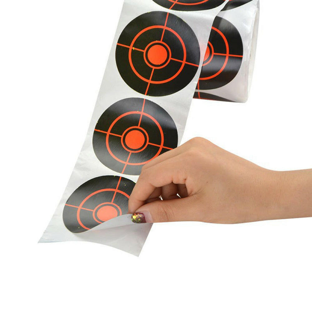 Self Adhesive Splatter Reactive Shooting Target Stickers 250x/Roll Suitable For Practice & Training.