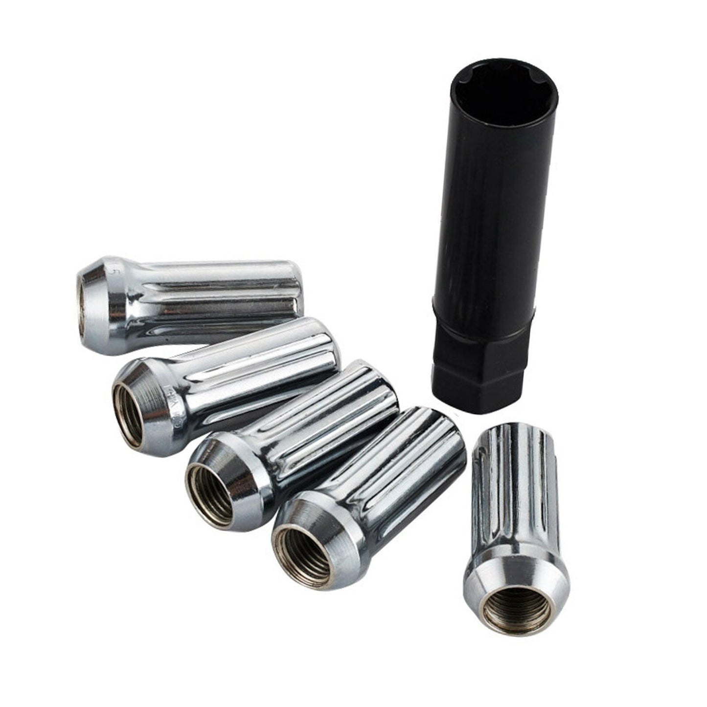 20x Extreme 14x1.5 Chrome Spline Wheel Nuts Suitable For VE Holden Landcruiser