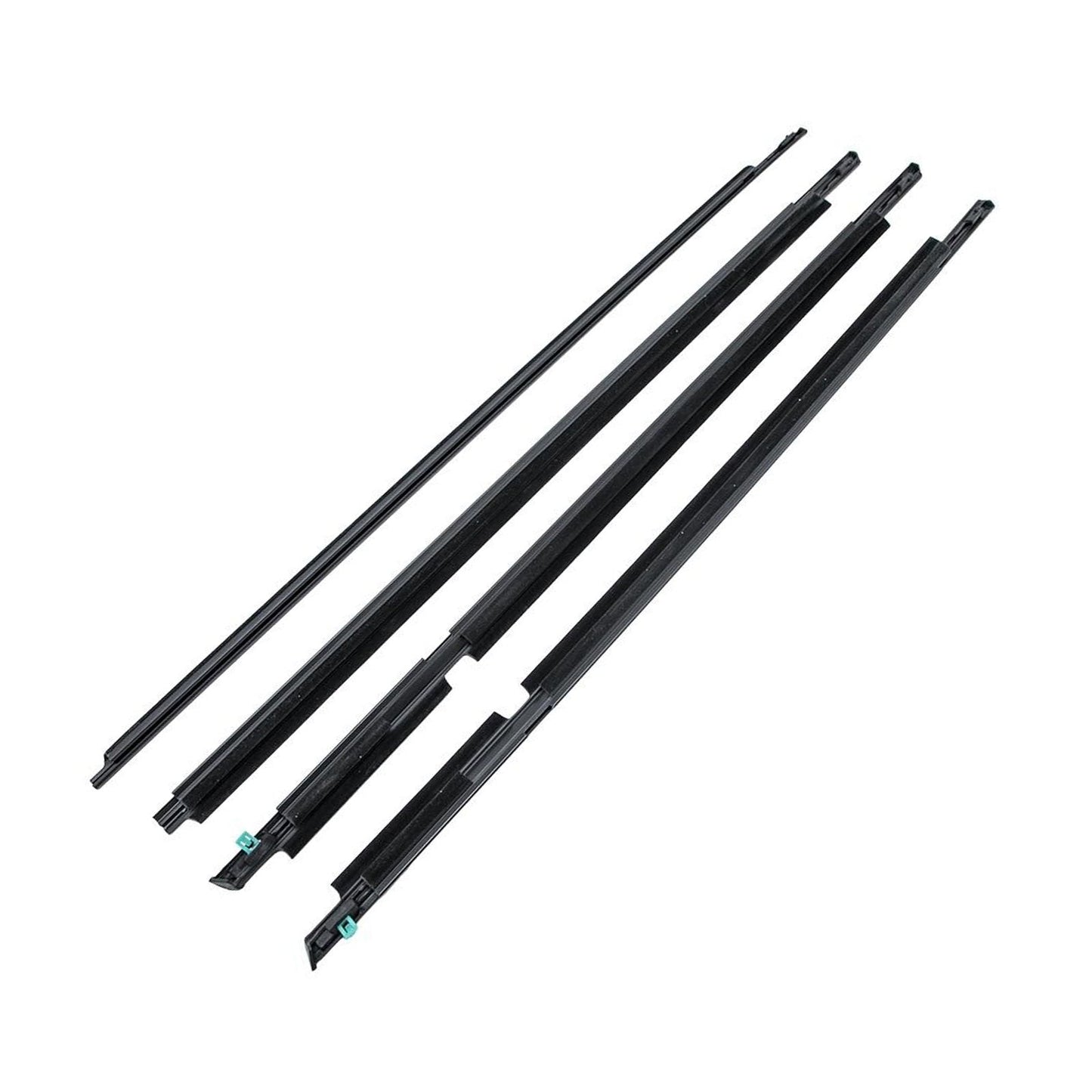Weatherstrips Window Trim Seal Black Suitable For Toyota LandCruiser 100 / 105 / 120