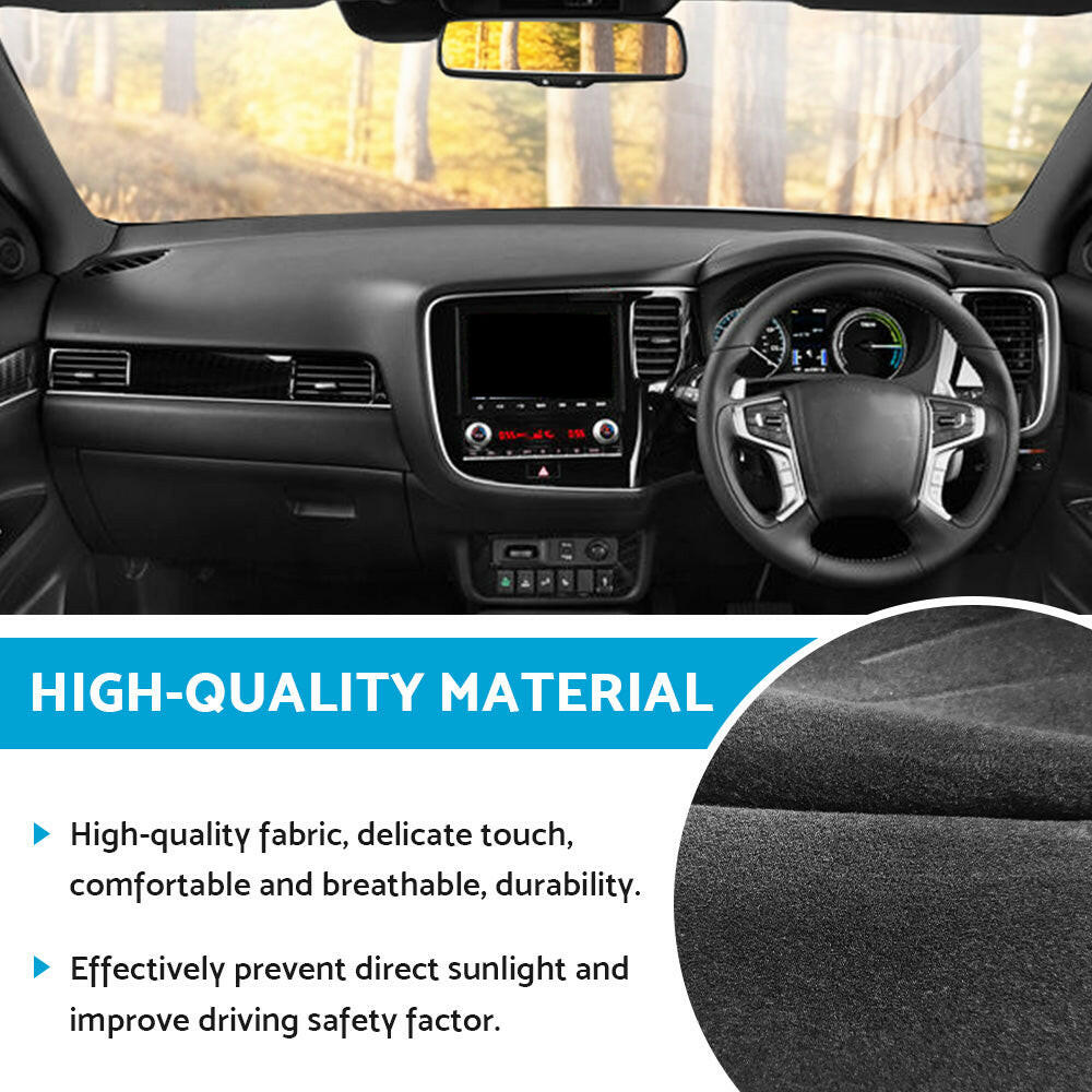 Non-Slip Dash Mat Suitable For Mitsubishi Outlander 2012-2020 SUV Dashboard Cover.