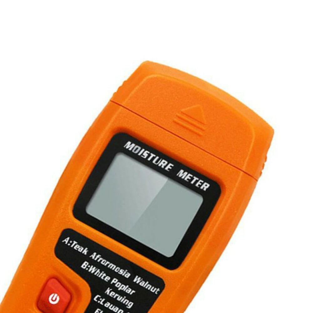 Digital LCD Wood Moisture Meter Damp Detector Timber Humidity Tester Analyzer.