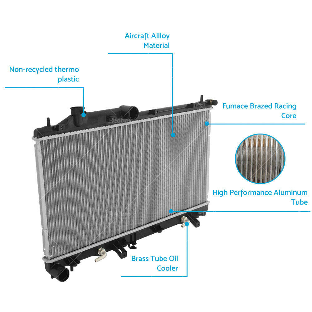 Radiator Suitable For Subaru Liberty, Forester, Impreza WRX, Outback EJ20 2.0L EJ25 2.5L 340mm.