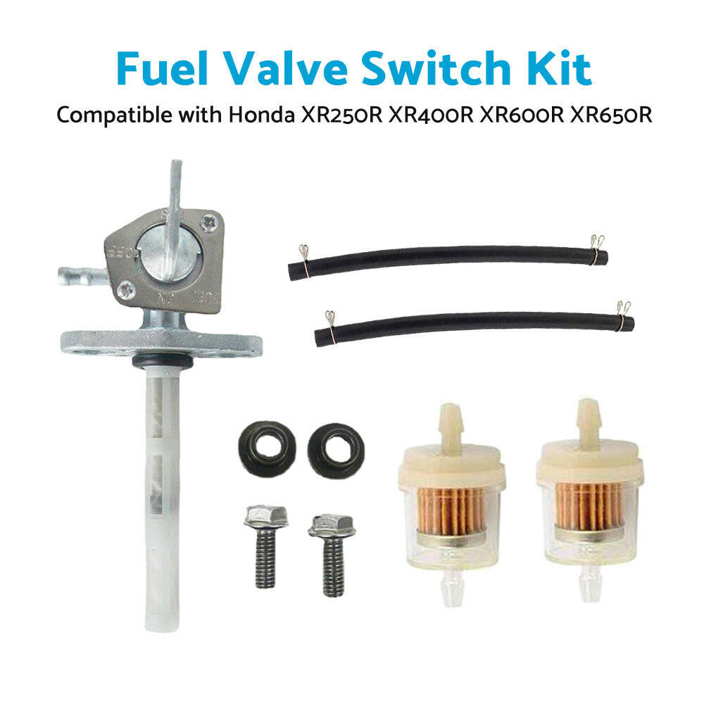 Fuel Tap Petcock Valve Switch Suitable For Honda XR250R XR400R XR600R XR650R.