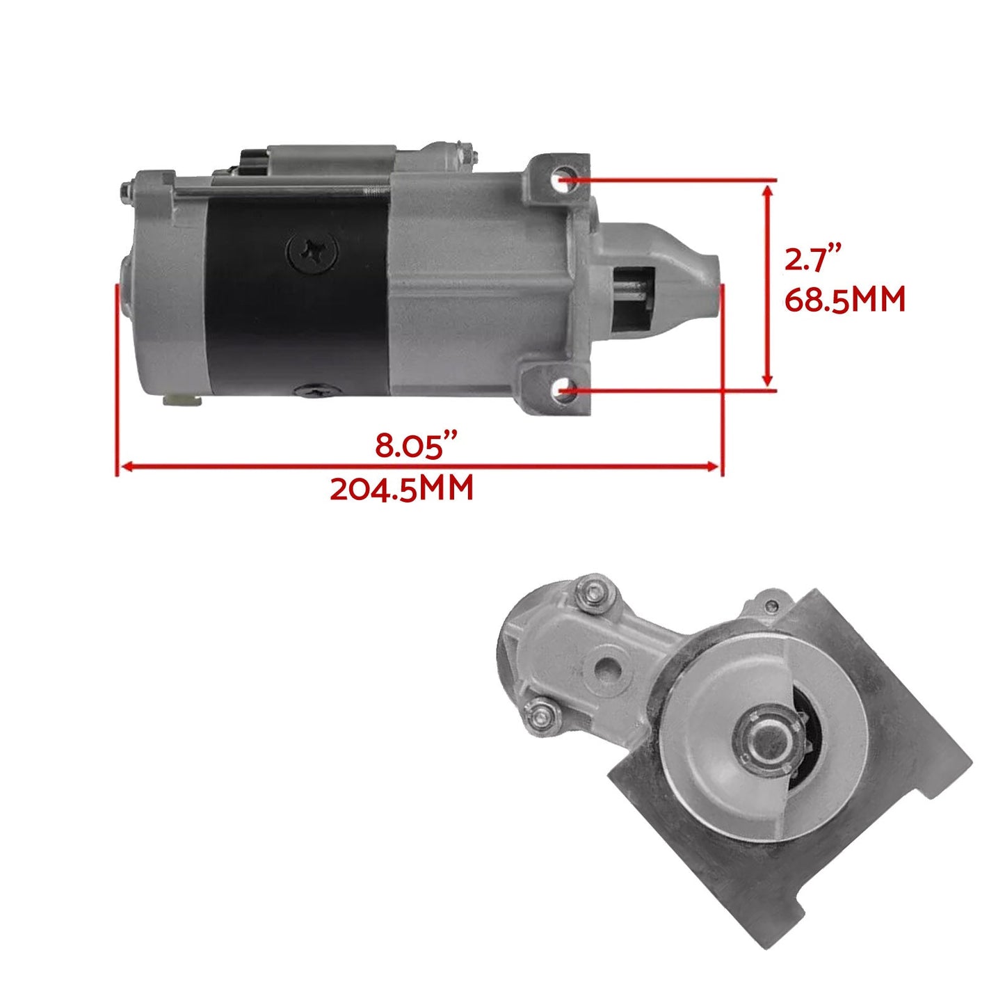 Starter Motor Suitable For Kawasaki Mule 600 / 610 KAF400 21163-7020 / 21163-7028.