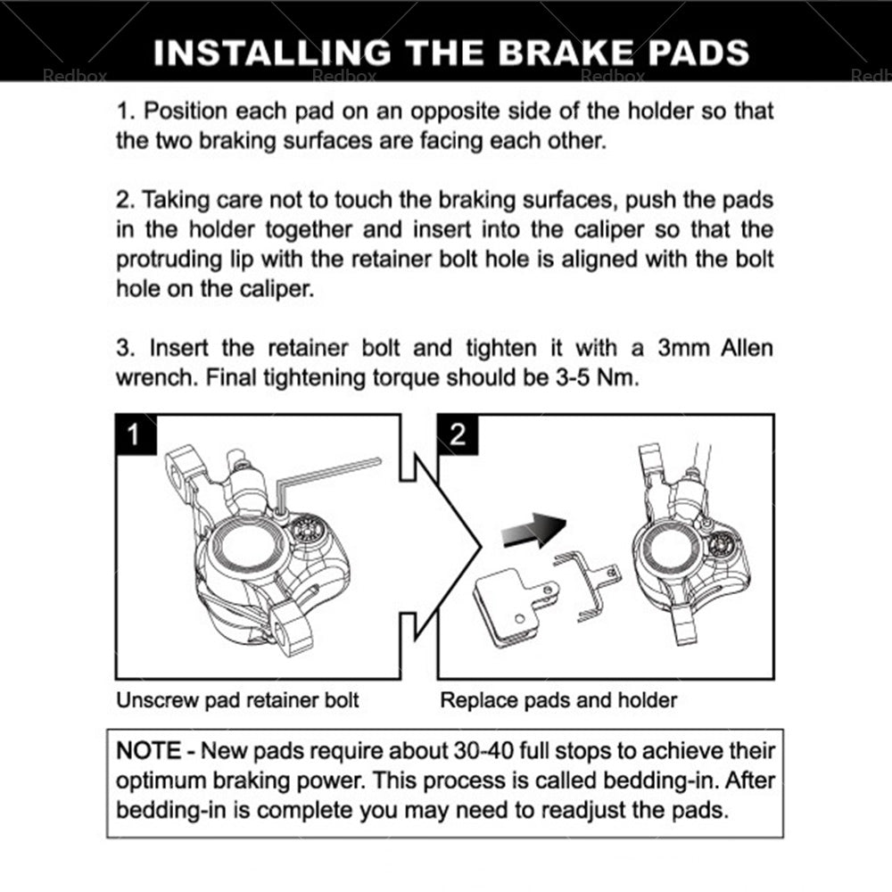 Tektro E10.11 High Performance Metal Ceramic Compound Brake Pad Return Spring