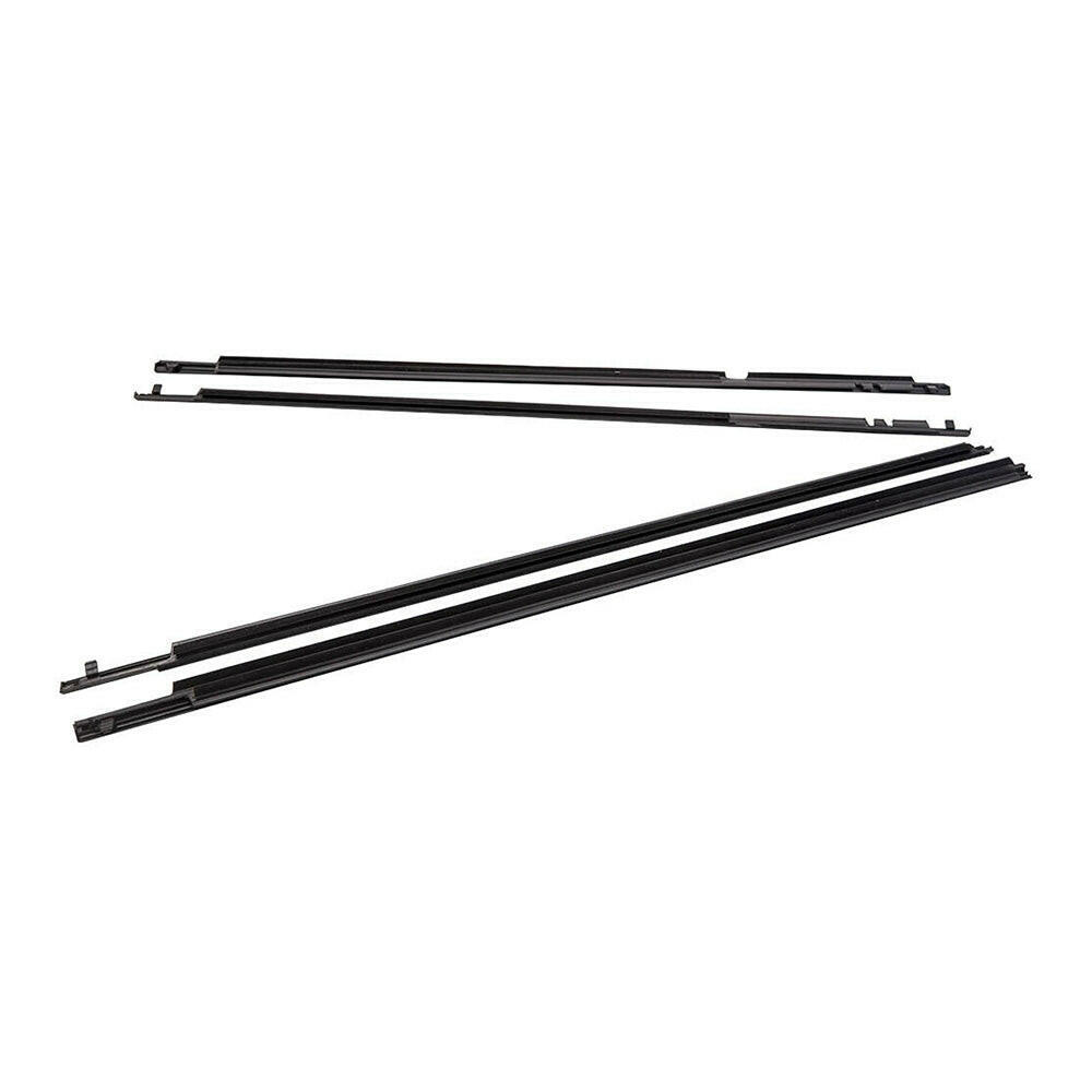 4x Window Glass Seals Weather Strip Suitable For Toyota Corolla Sedan 2009-2012.