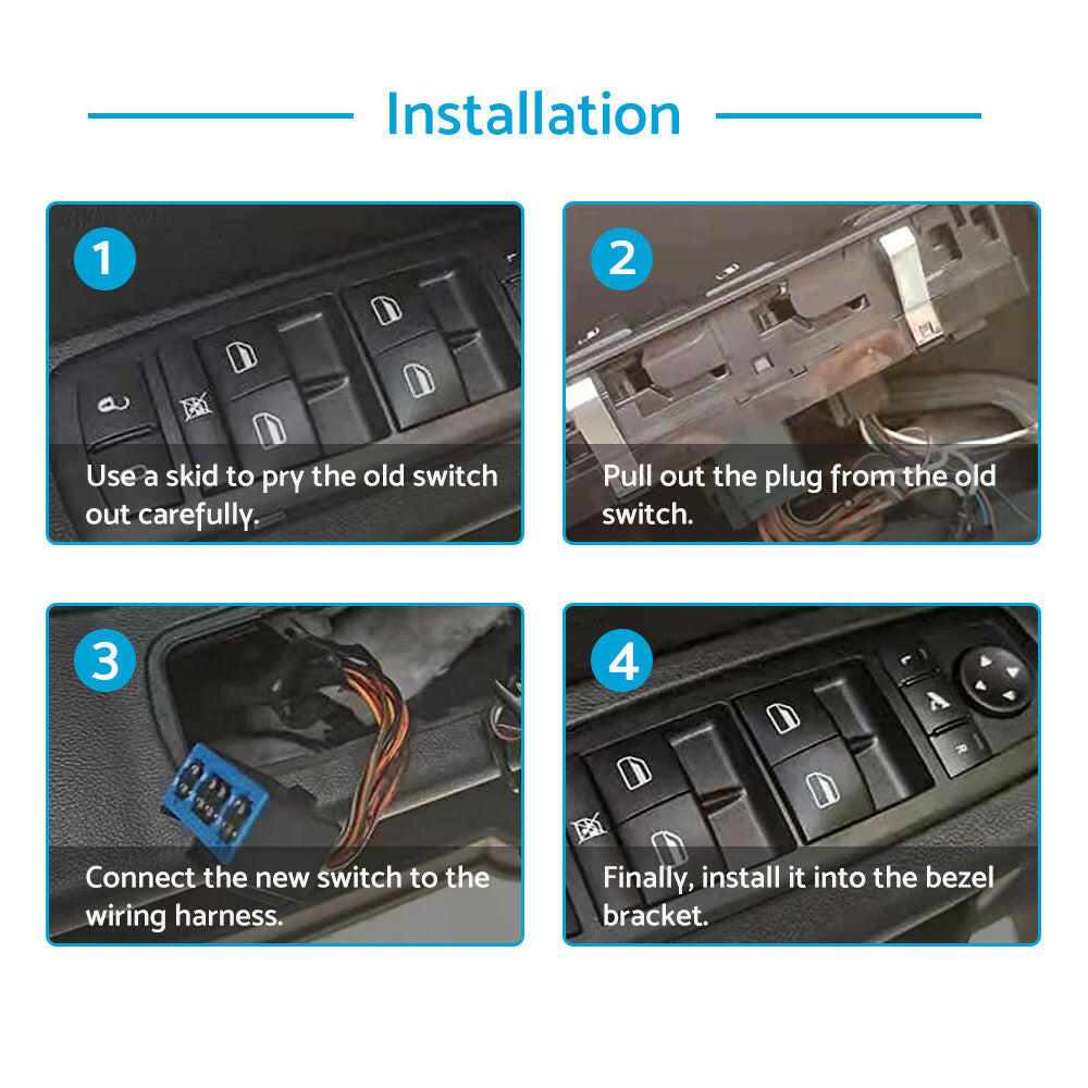 Passenger Side Power Window Switch Suitable For Kia Sportage 2011–2015 93580-3W000.
