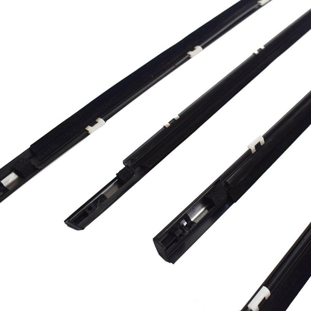 4x Weather Strip Window Moulding Trim Seal Belt Suitable For Hyundai i30 FD Hatch 2007–2012.