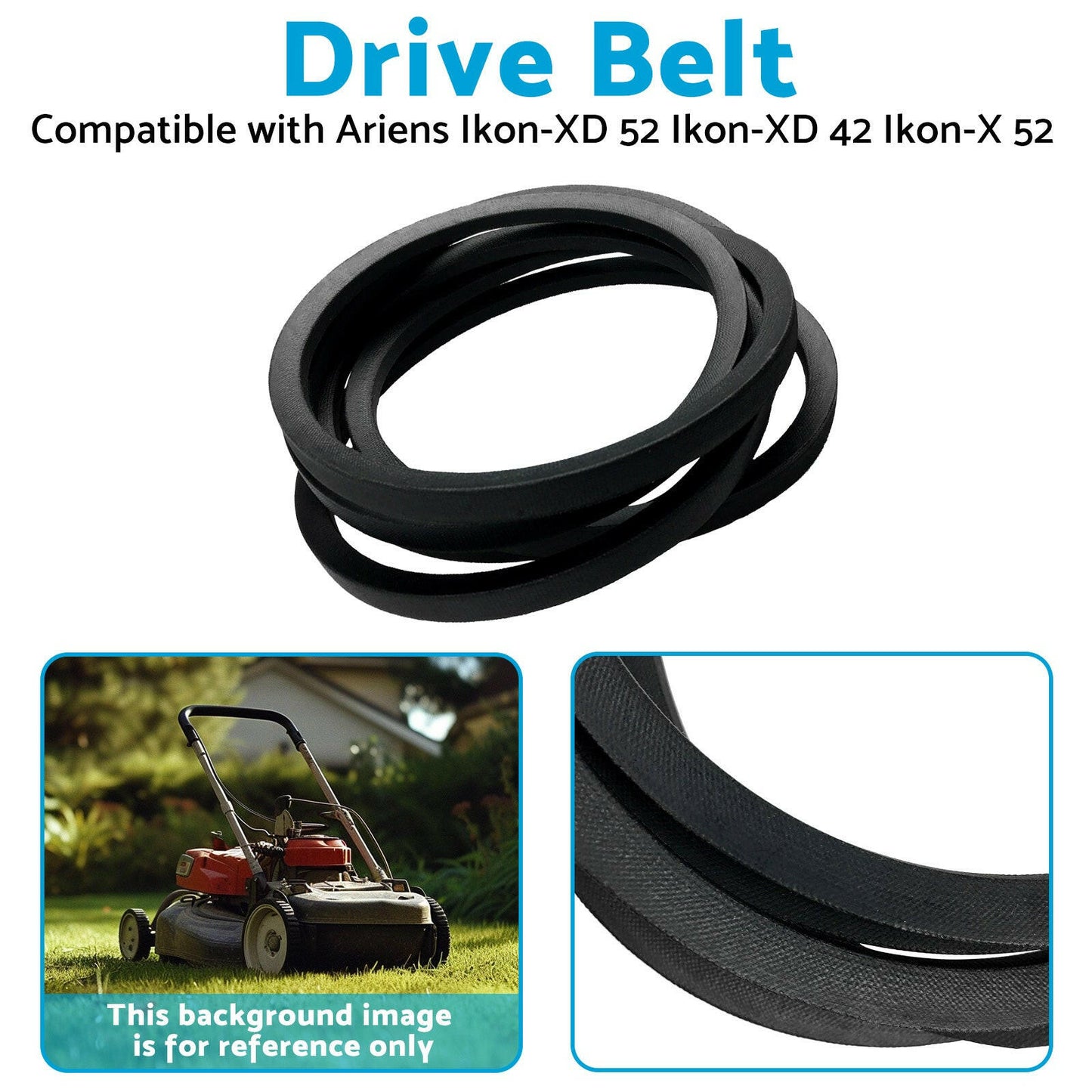 07200718 Drive Belt Suitable for Ariens Ikon-XD 52 Ikon-XD 42 Ikon-X 52.