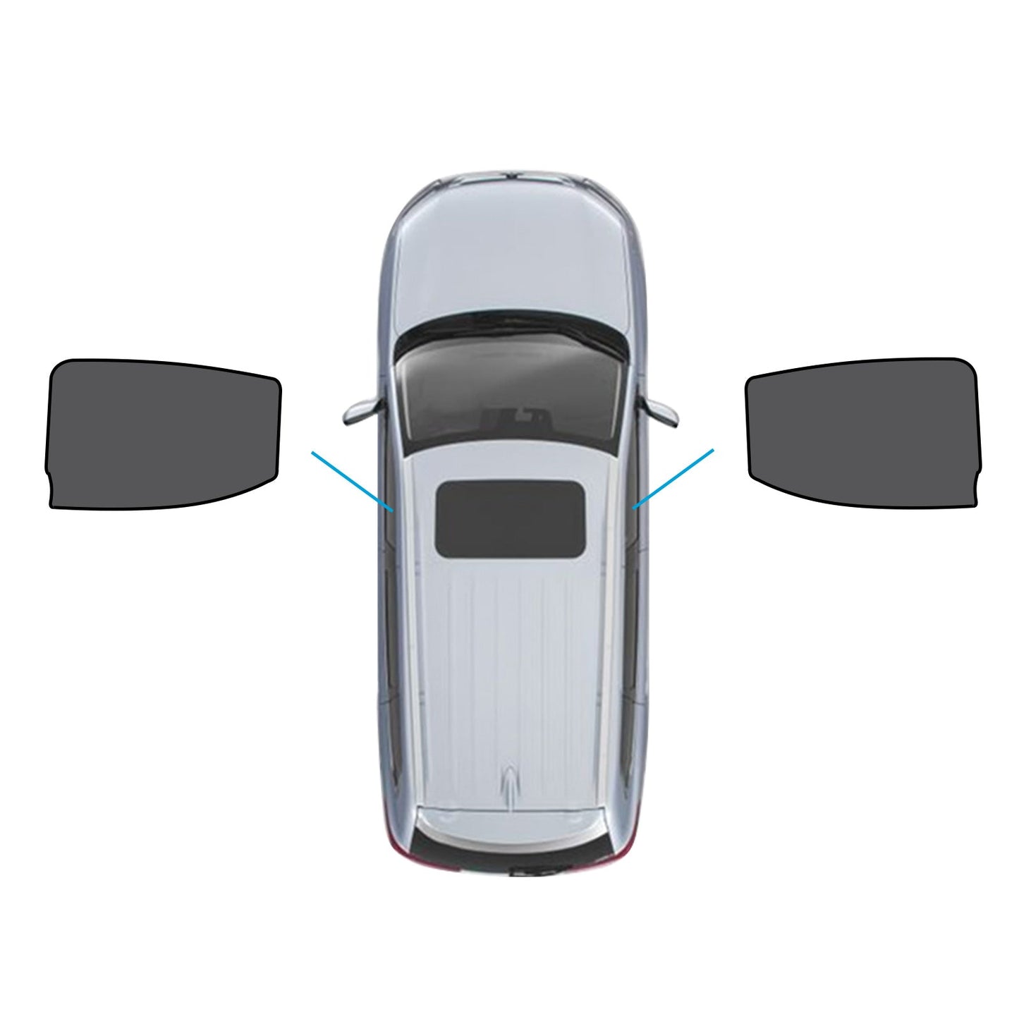 Front Magnetic Sun Shade Mesh Blind Suitable For LDV T60 Ute 2017-2024 UVA & UVB Protection