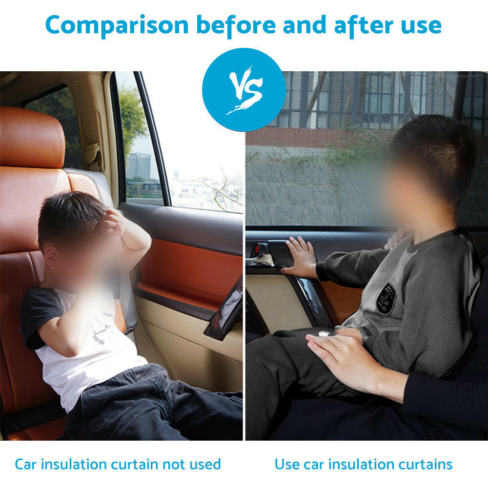 6x Foldable Window Mesh Sun Shade Suitable For Ford Everest UA 2015-2022.