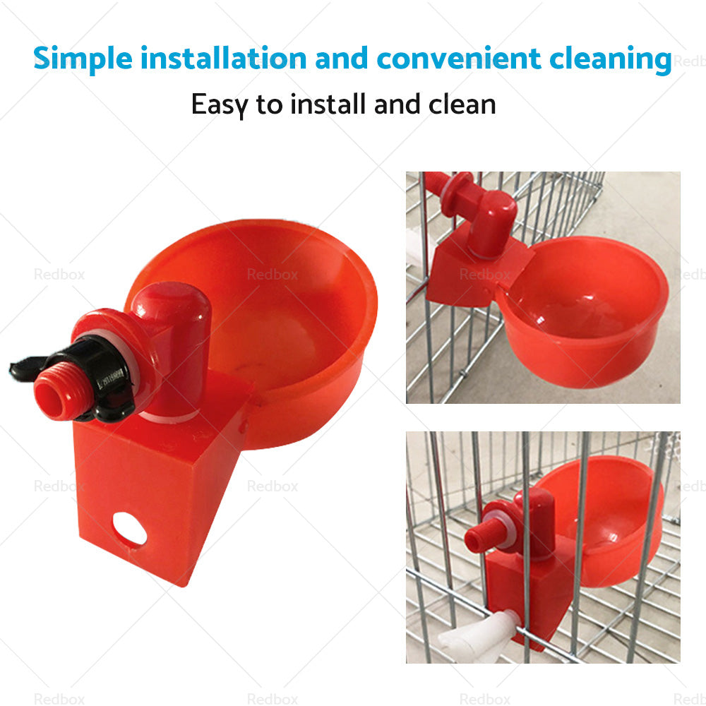 Chicken Feeder DIY PVC Gravity Fed Ports Suitable for 5 Gallon Bucket
