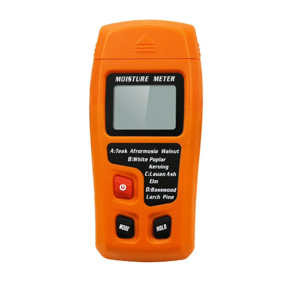 Digital LCD Wood Moisture Meter Damp Detector Timber Humidity Tester Analyzer.