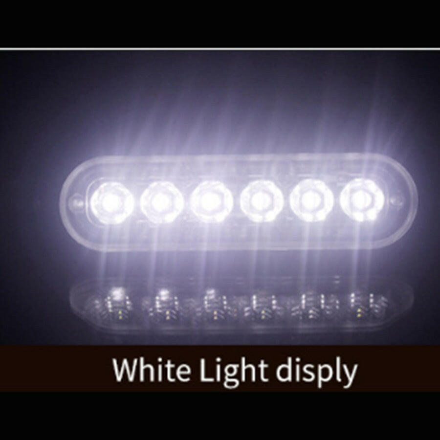 10x Amber Strobe Light 6 LED Grill Mount Flashing Beacon Suitable For Recovery Breakdown Use.