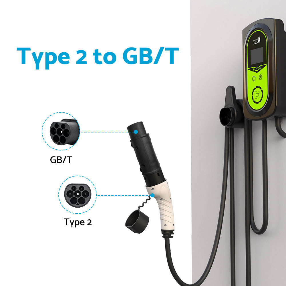 Charging Gun Converter Suitable for All New Energy Vehicles Type 2 GBT AC