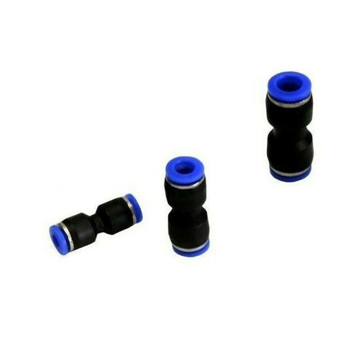 58pcs Air Line Coupler Push-In Hose Joiner Metric Quick Connect Kit Nylon Hose.