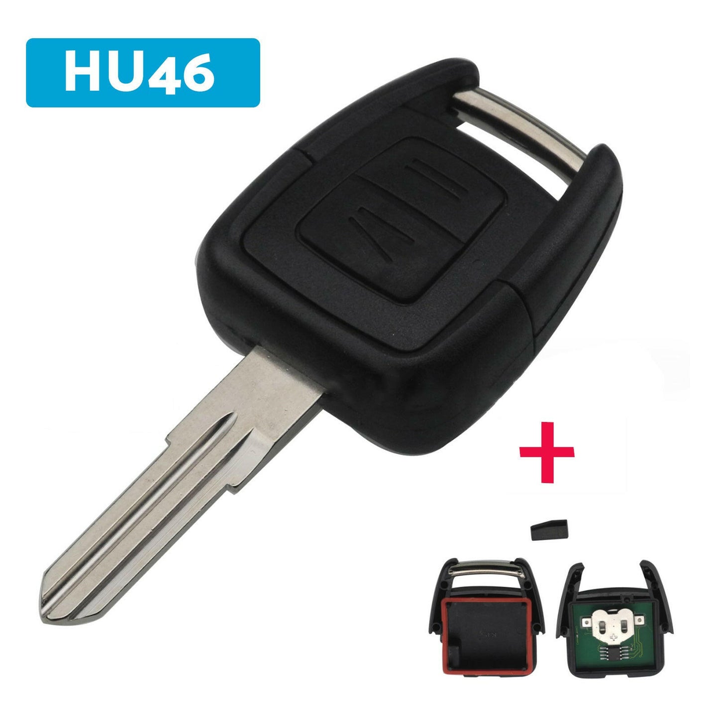 Complete Remote Key Suitable For Holden Astra TS 1998-2004 433MHz ID40 2 Buttons.