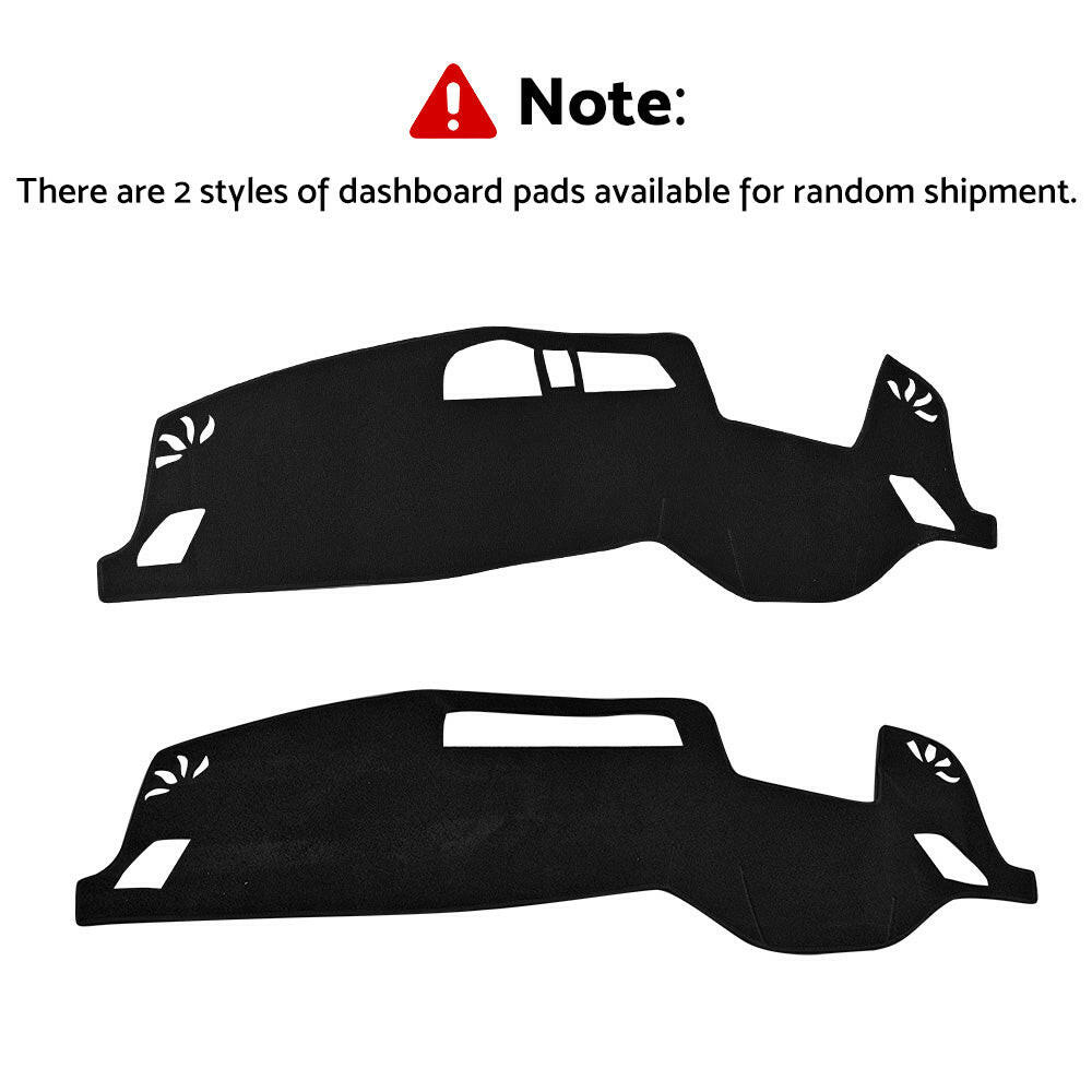 Dash Mat Suitable For Mitsubishi Outlander 2023 Dashboard Cover Pad Carpet With HUD Cutout.