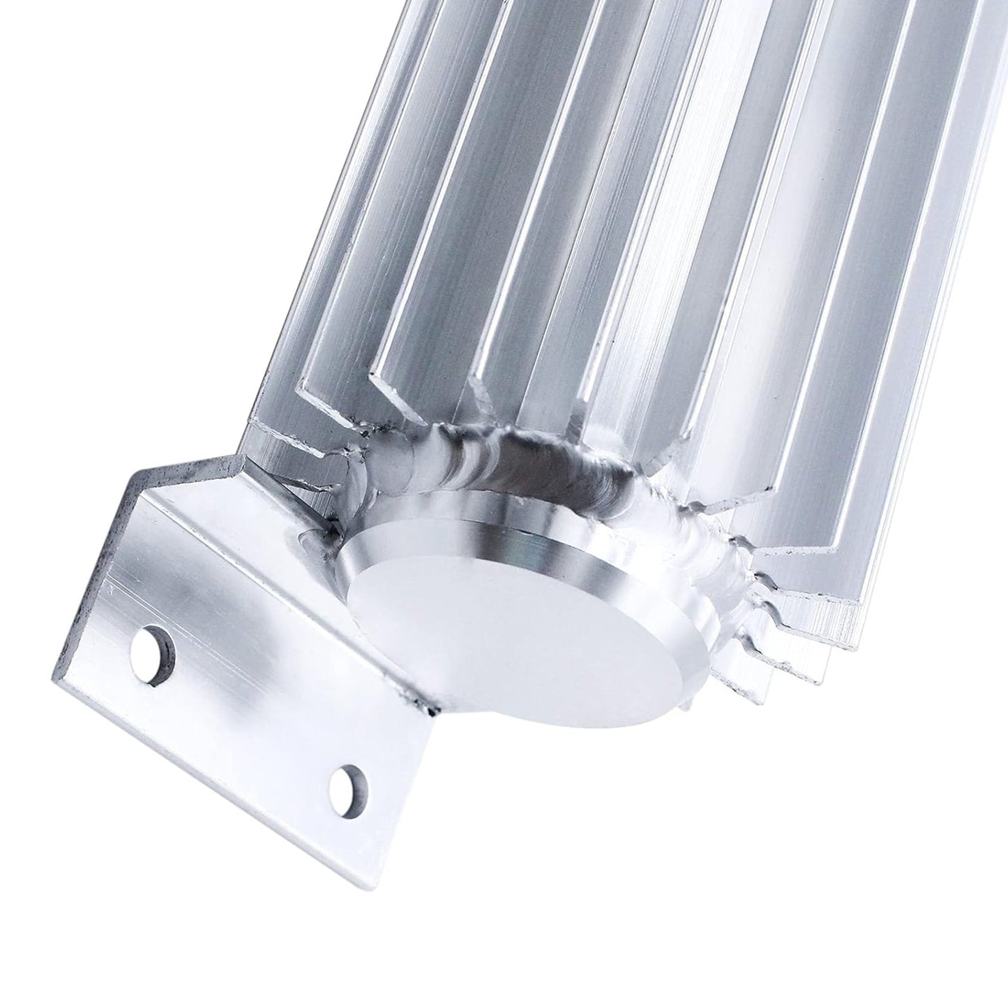 Universal 18inch Dual Pass Transmission Cooler with 1/4inch NPT Fitting Aluminum