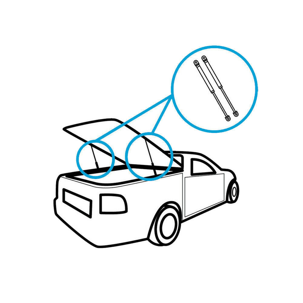 Gas Struts Lift Support 725mm Suitable For Holden Commodore VU VY VZ Ute Hard Lid Cover.