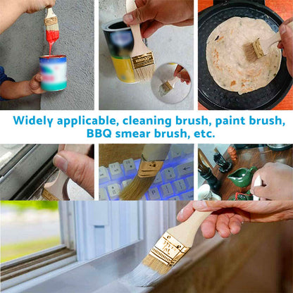 36PCS 1inch Chip Paint Brush DIY Art Varnishes Touchups Brushes Wooden Handle 1inch.