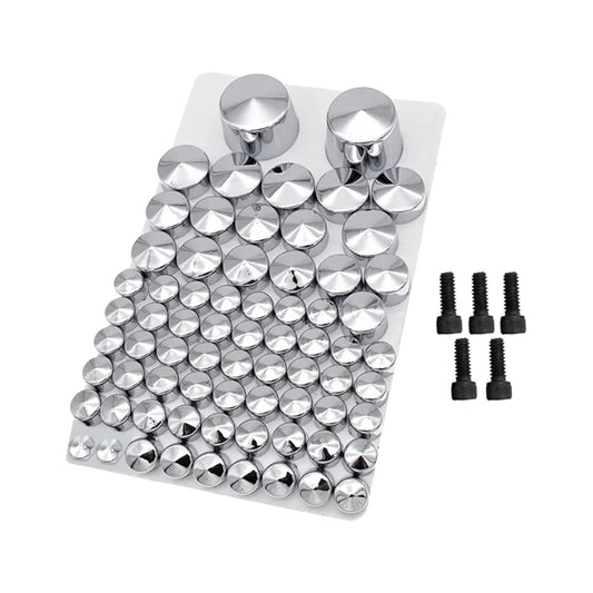 Chrome Bolt Topper Cover Caps Suitable For Harley Twin Cam Softail 2007-2013.