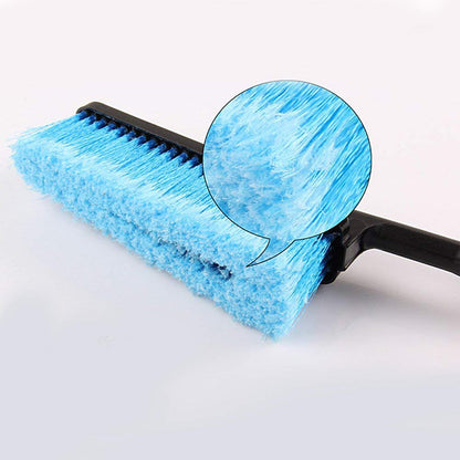 Long Handle Car Wash Brush Cleaning Tool With Flow Switch & Foam Bottle Suitable For Vehicle Exterior Cleaning