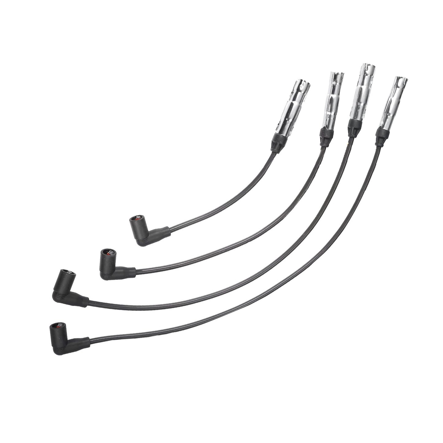 4x 7mm Ignition Spark Plug Wires Suitable for Volkswagen Beetle 2.0L