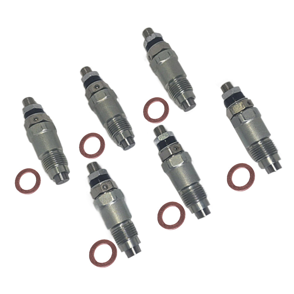 6x Diesel Fuel Injectors Suitable For Nissan Patrol GQ Y60 RD28 / RD28ETI Aftermarket Parts