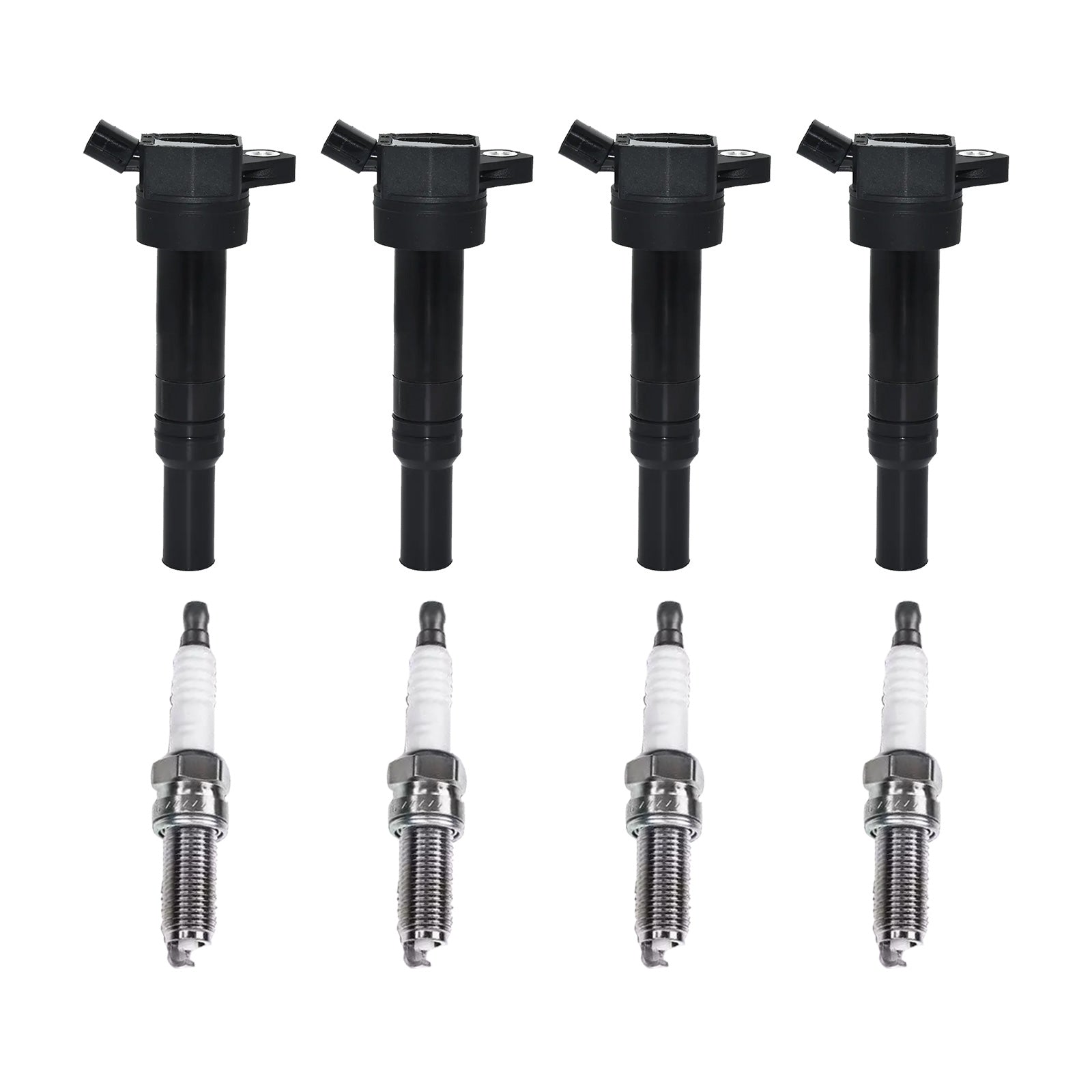 4x Ignition Coils & 4x Spark Plugs Suitable For Hyundai Elantra / Kia Soul.